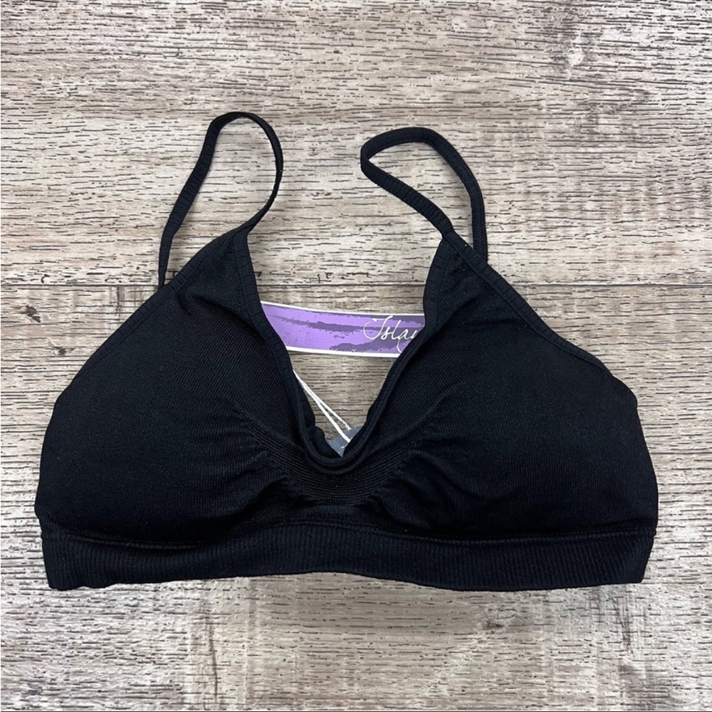 NWT ISLAY Bra Scoopneck t-shirt ready in Black Size Small